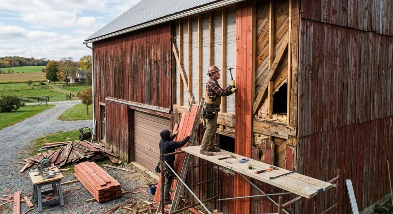 Barn Siding Replacement in Benson, NC