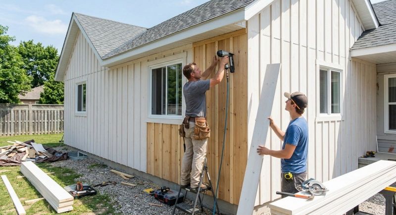 Batten Siding Installation in Angier, NC
