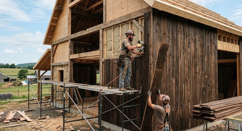 Batten Siding Installation in Angier, NC
