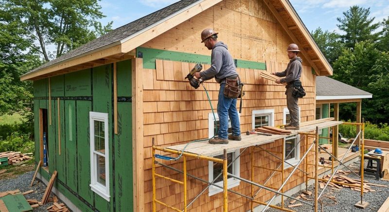 Cedar Siding Installation in Harnett County, NC