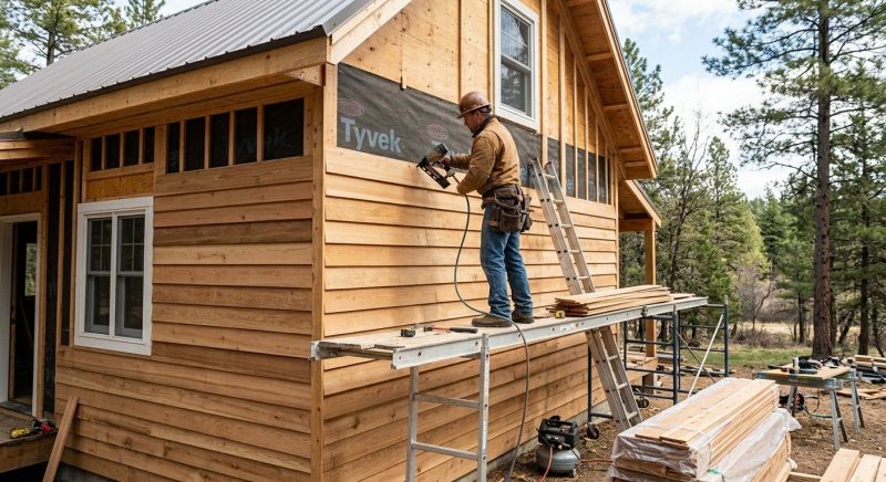 Cedar Siding Installation in Harnett County, NC