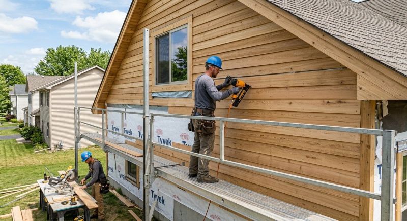 Cedar Siding Installation in Harnett County, NC