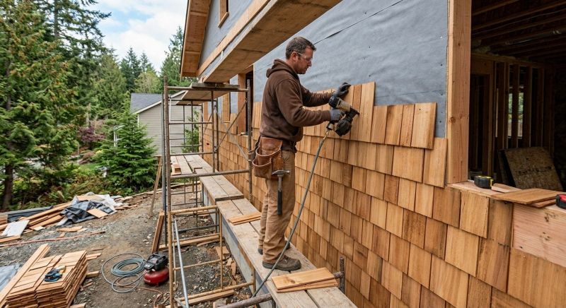 Cedar Siding Installation in Lillington, NC