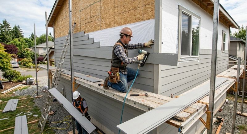 Cement Siding Installation in Fuquay Varina, NC