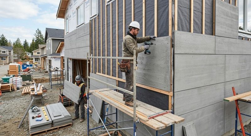 Cement Siding Installation in Johnston County, NC