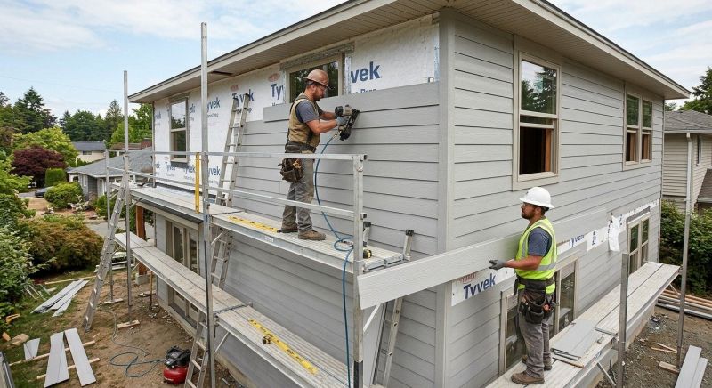 Cement Siding Installation in Harnett County, NC