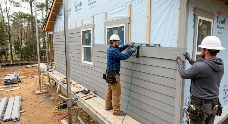 Cement Siding Installation in Harnett County, NC