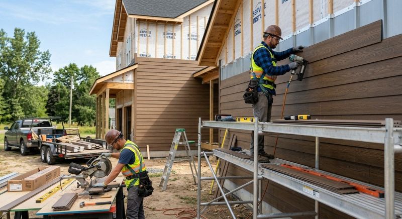 Composite Siding Installation in Harnett County, NC