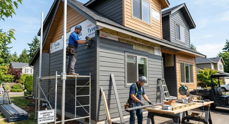 Composite Siding Installation in Spring Lake, NC