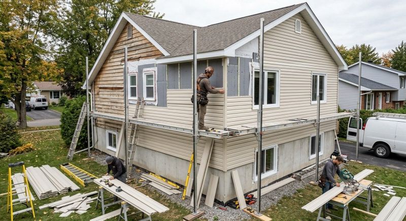 Dutch Lap Siding Installation in Harnett County, NC