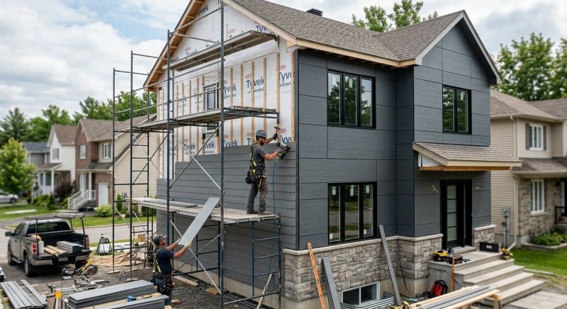 Facade Cladding Installation in Harnett County, NC