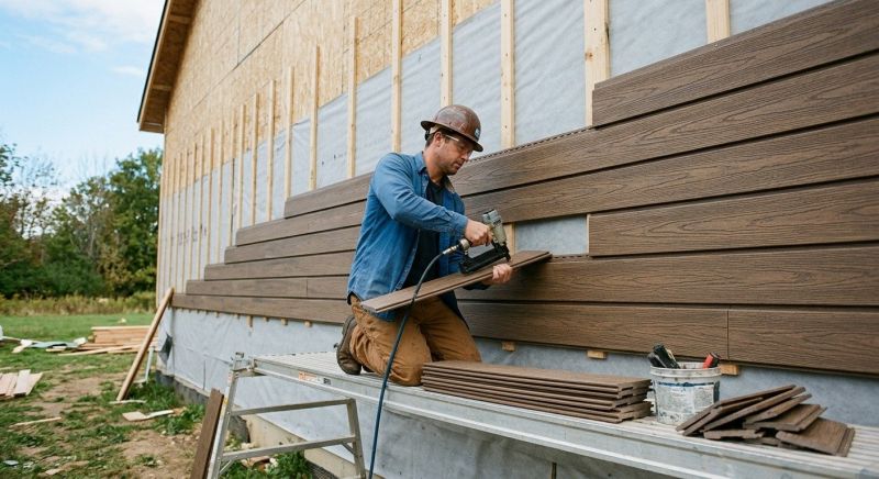 Faux Wood Siding Installation in Clayton, NC