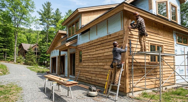 Faux Wood Siding Installation in Clayton, NC