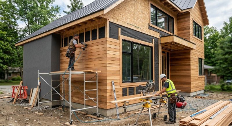 Faux Wood Siding Installation in Lillington, NC