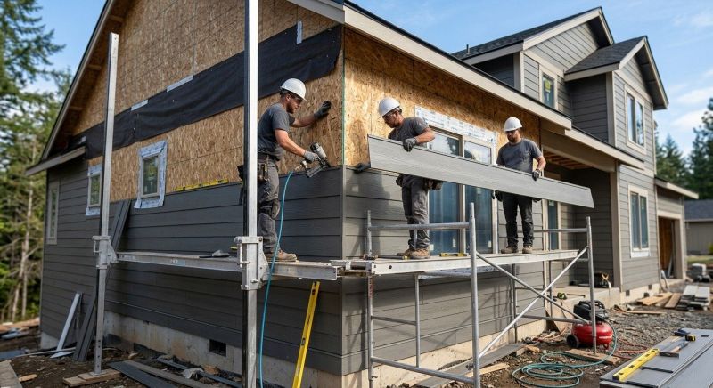 Fiber Siding Installation in Angier, NC