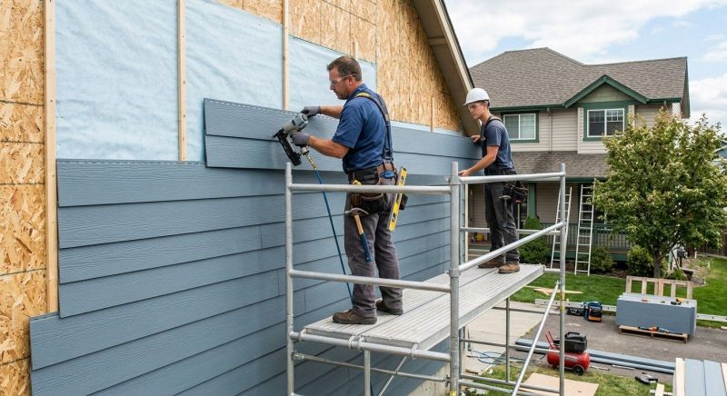 Fiber Siding Installation in Angier, NC