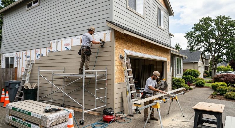 Fiber Siding Installation in Johnston County, NC