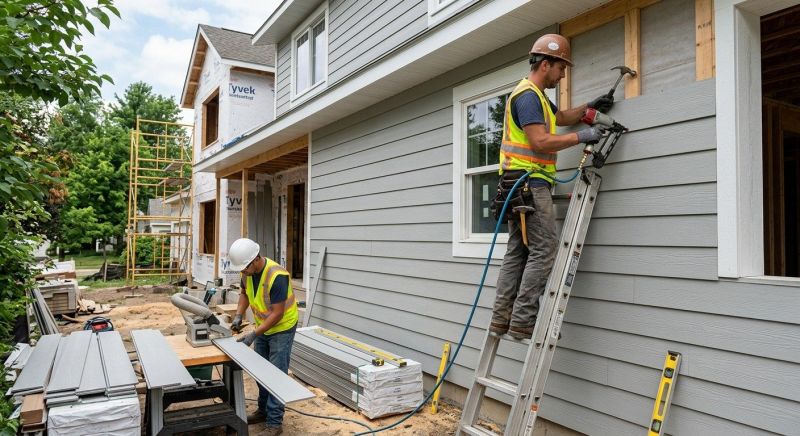 Fiber Siding Installation in Harnett County, NC