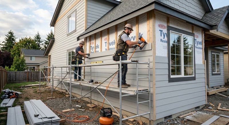 Fiberboard Siding Installation in Harnett County, NC