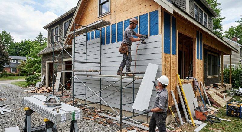 Fiberboard Siding Installation in Harnett County, NC