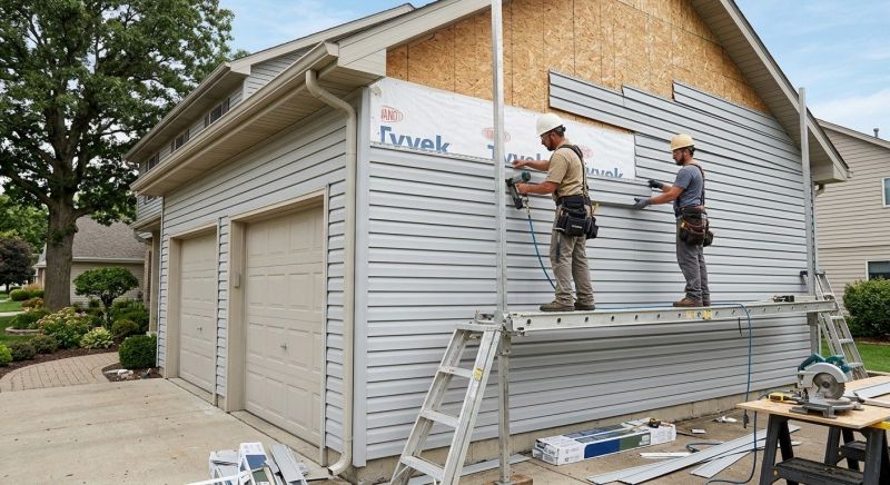 Garage Siding Installation in Harnett County, NC