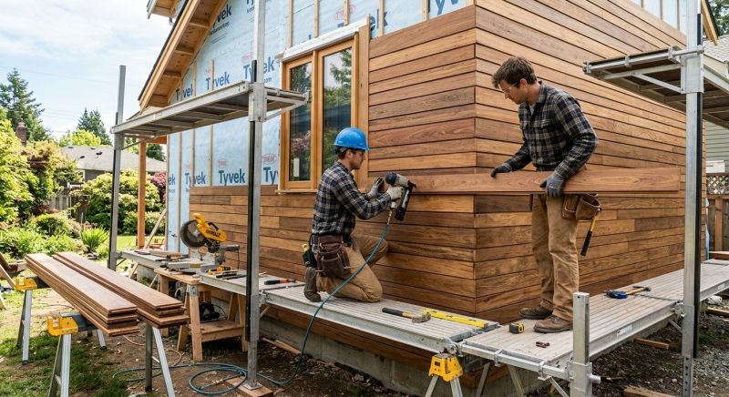 Hardwood Siding Installation in Benson, NC