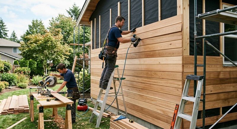 Hardwood Siding Installation in Benson, NC