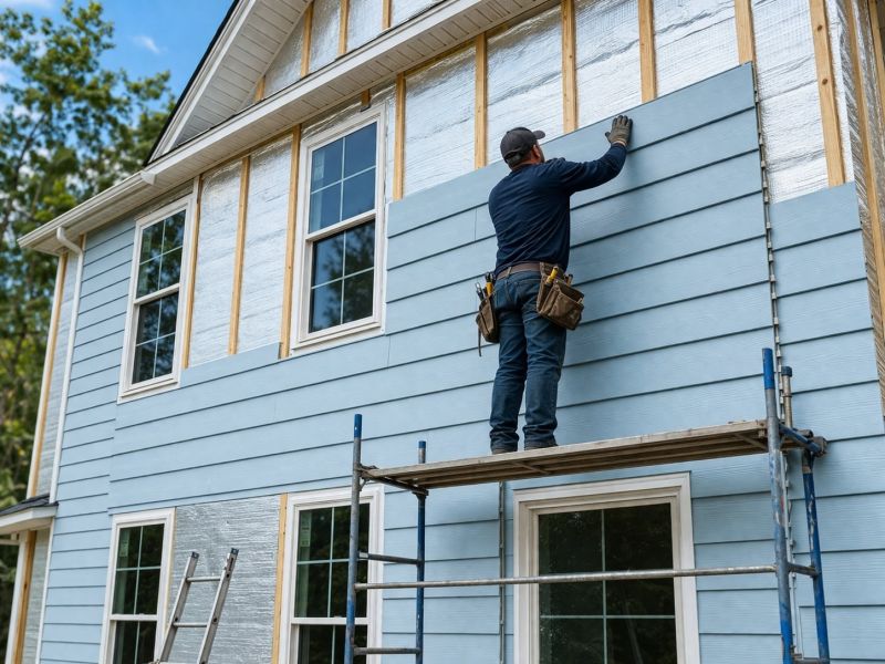 Insulated Siding Installation in Harnett County, NC