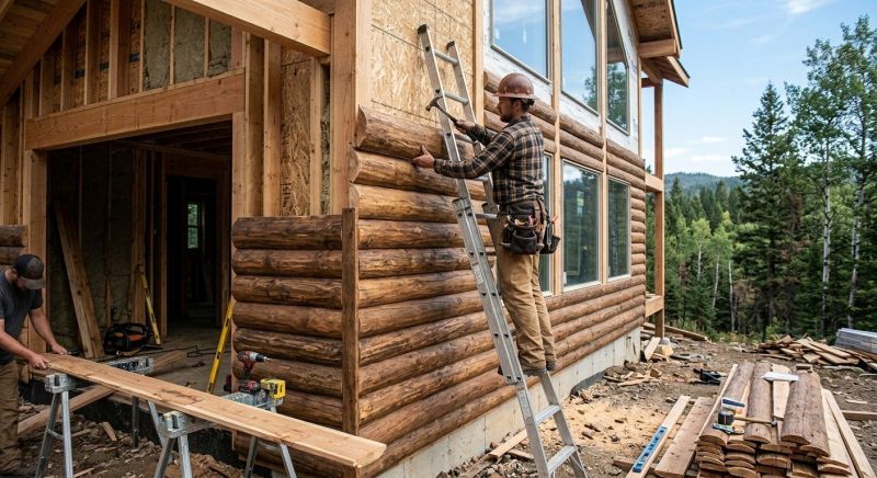 Log Home Siding Installation in Harnett County, NC