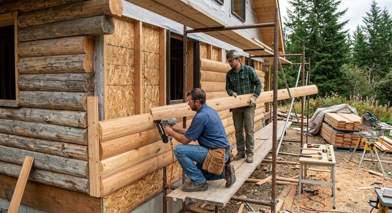 Log Siding Installation in Stedman, NC