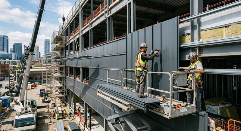 Metal Cladding Installation in Harnett County, NC