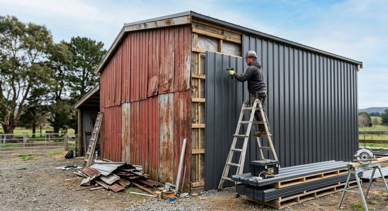 Metal Siding Replacement in Johnston County, NC