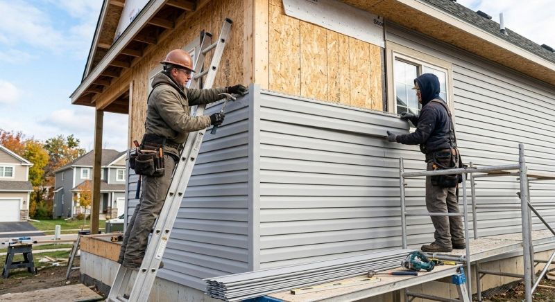 Polymer Siding Installation in Harnett County, NC