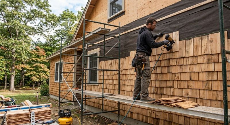 Shake Siding Installation in Johnston County, NC