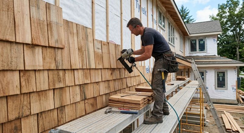 Shake Siding Installation in Harnett County, NC