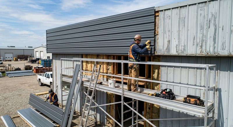 Sheet Metal Siding Replacement in Harnett County, NC