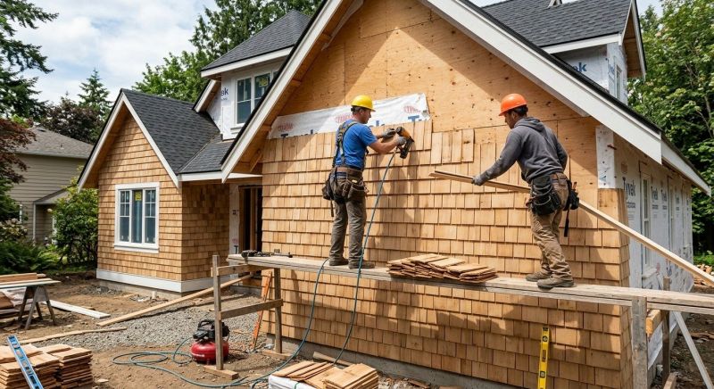 Shingle Siding Installation in Harnett County, NC