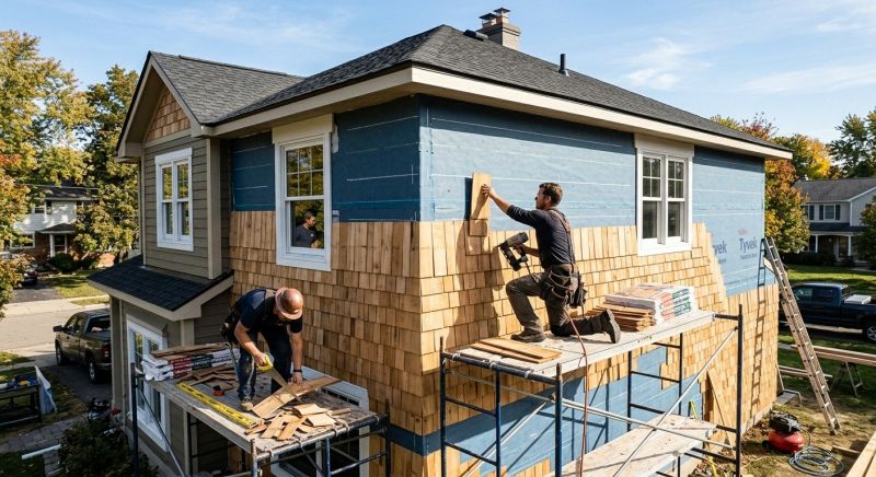 Shingle Siding Installation in Harnett County, NC