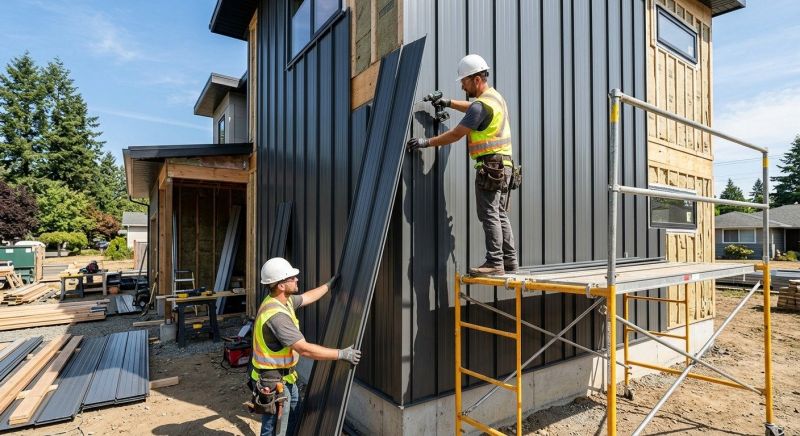Tin Siding Installation in Harnett County, NC