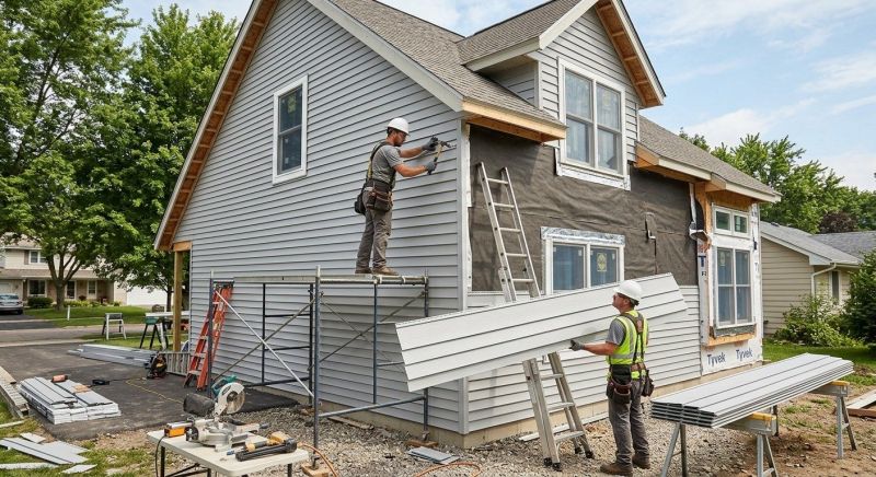 Vinyl Cladding Installation in Harnett County, NC