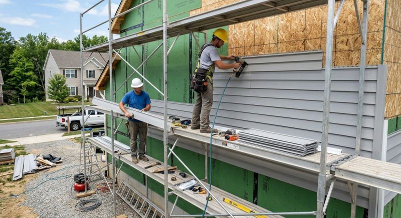 Vinyl Cladding Installation in Harnett County, NC