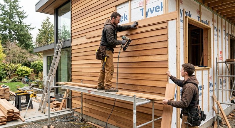 Wood Cladding Installation in Benson, NC