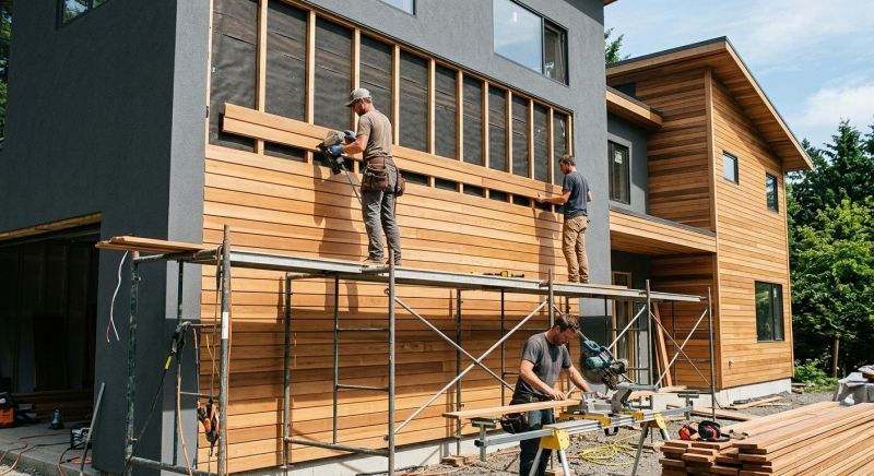 Wood Cladding Installation in Clayton, NC