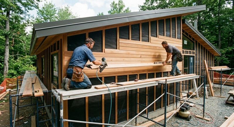 Wood Cladding Installation in Fuquay Varina, NC