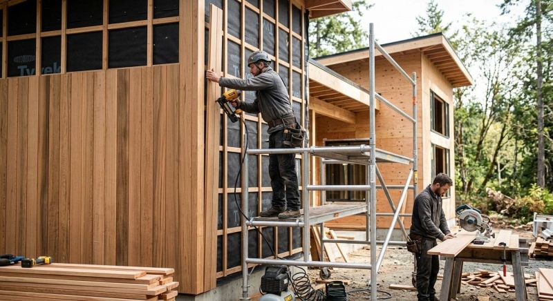 Wood Cladding Installation in Selma, NC