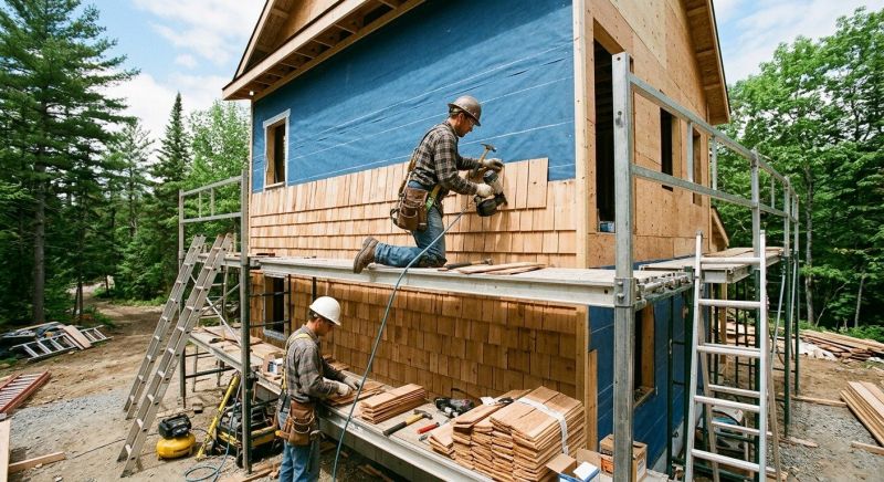 Wood Shake Siding Installation in Harnett County, NC