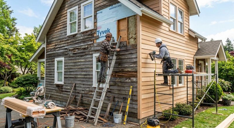 Wood Siding Installation in Clayton, NC