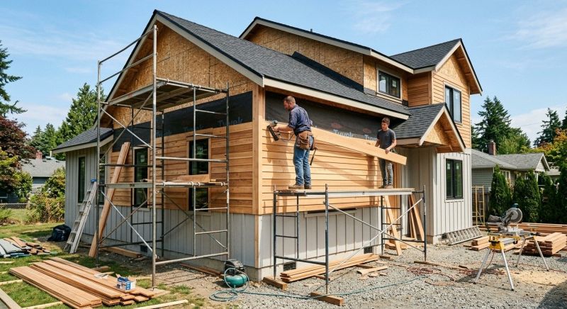 Wood Siding Installation in Johnston County, NC